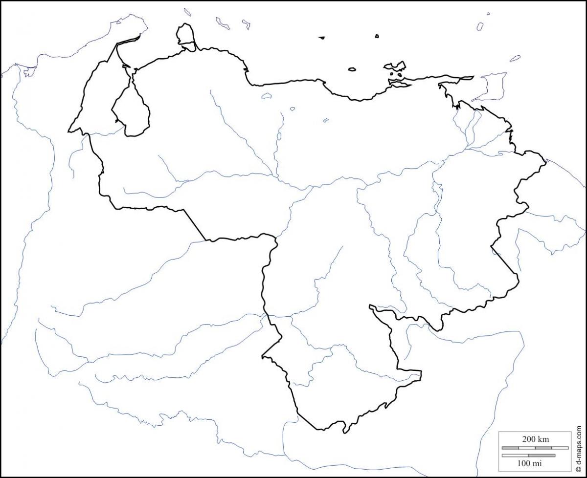 베네수엘라 빈 지도